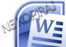 Dodajte vodeni žig u vaše Word dokumente [WORD 2007]