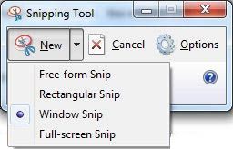 Snipping Tool Novi Prozor