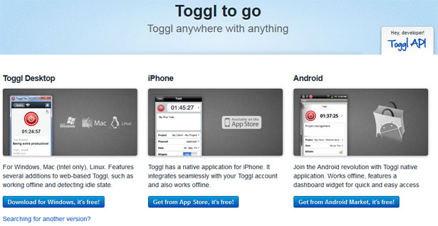 Toggl to go