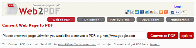 Web2Pdf