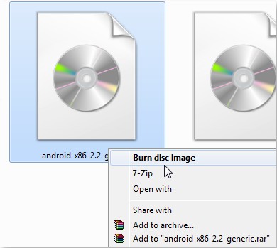 Android Windows Burn