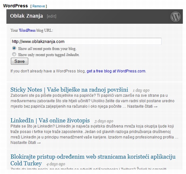 LinkedIn WordPress 5