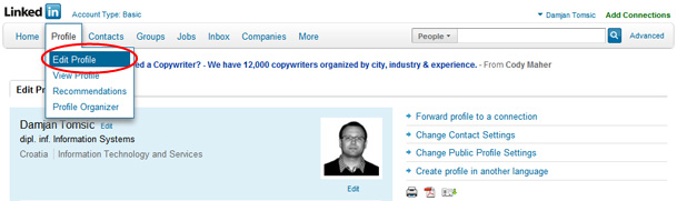 LinkedIn WordPress 1