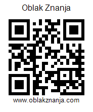 Oblak Znanja QR kod