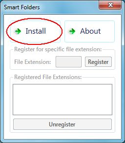 Smart folders install