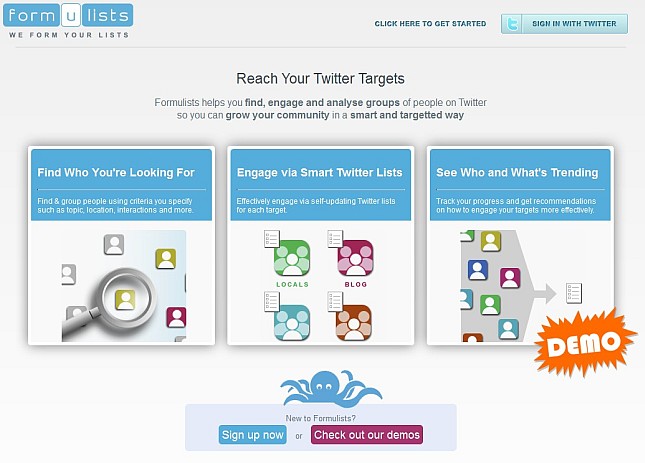 Formulists web site