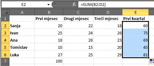 Rezultat kopiranja Rezultat kopiranja