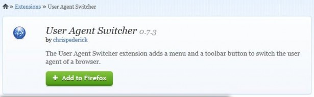 Timeline firefox user agent