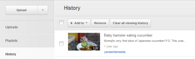 Viewing History