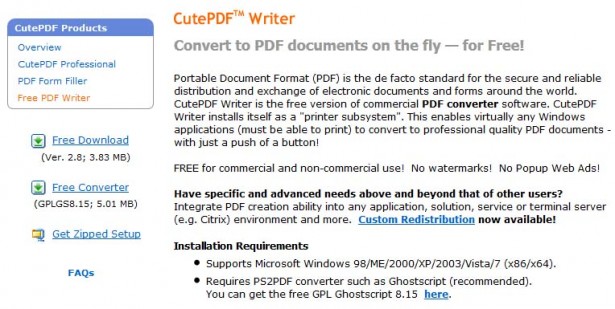 Cute Pdf web