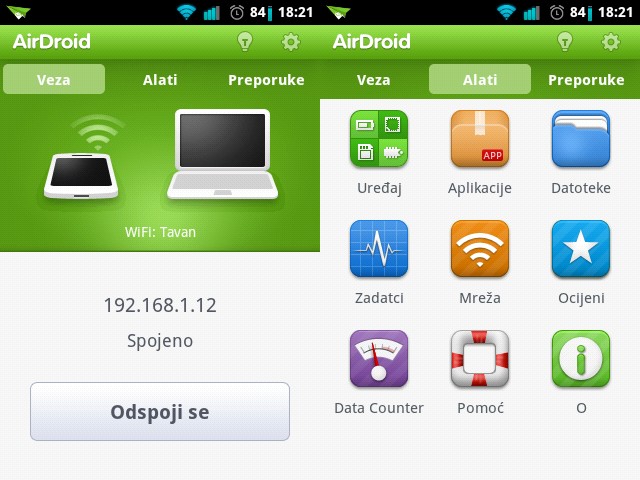 AirDroid alati