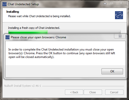 Instaliranje ekstenzije