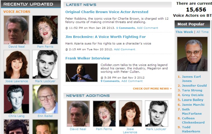 Behind The Voice Actor