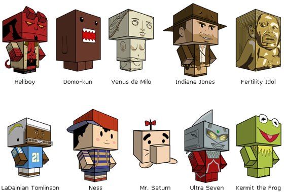 Pogledajte Cubacraftove papirnate modele i izradite svoju geeky igračku