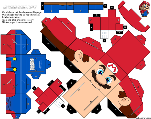 Mario-cubecraft-diy-1