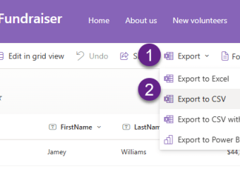 Kako izvesti SharePoint ili Microsoft Lists podatke u Excel ili CSV – Nate Chamberlain, Microsoft MCT