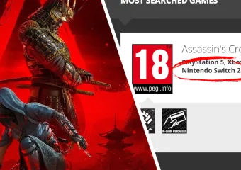 PEGI web stranica curenje sugerira da Assassin’s Creed Shadows dolazi na Nintendo Switch 2