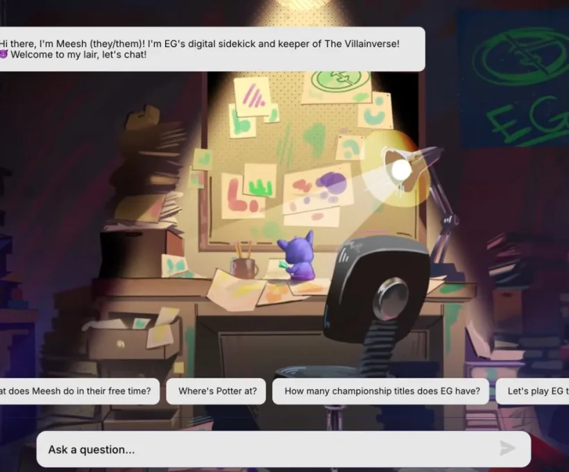 Zli genijalci i Theta Labs lansiraju AI chatbot na temelju eSports maskote Meesh