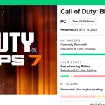 Call of Duty: Black Ops 7 ima najniži Metacritic korisnički rezultat ikada za Call of Duty igru