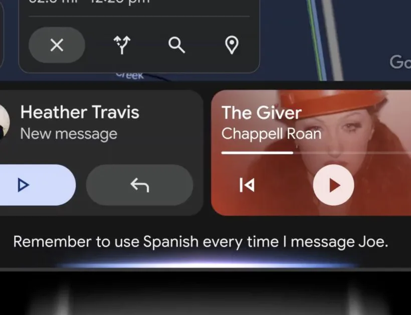 Nekima se događa Gemini u Android Autu