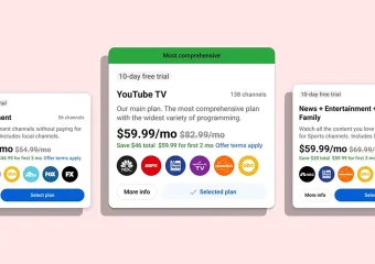 YouTube TV najavljuje velike promjene plana