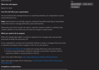 PSA: Microsoft produbljuje nepovezanost između PowerShell i Purview UI