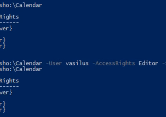 Nije moguće poništiti zastavu SharingPermissionFlags kada se koristi Set-MailboxFolderPermission