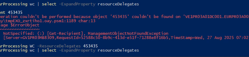 PSA: cmdlet Set-CalendarProcessing više ne provjerava valjanost unosa primatelja